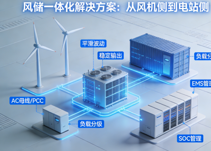 風儲一體化解決方案：從風機側到電站側，一條鏈打通