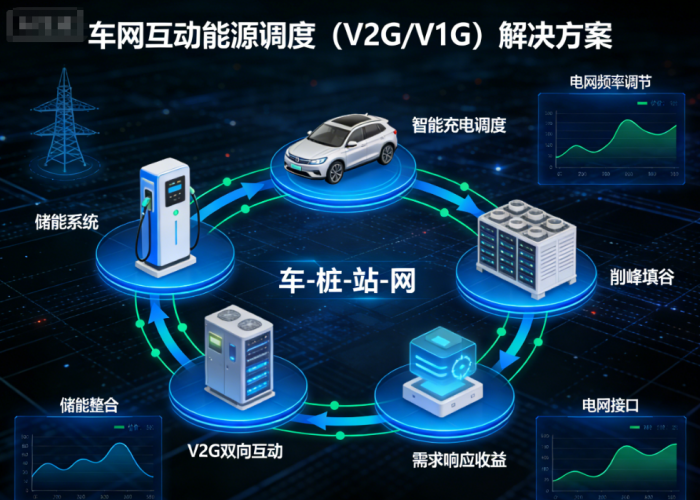 車網(wǎng)互動能源調度（V2G/V1G）解決方案
